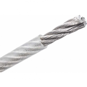 Трос металлополимерный в ПВХ оплетка 3мм