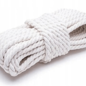 Канат ХБ белый 6мм 20 м